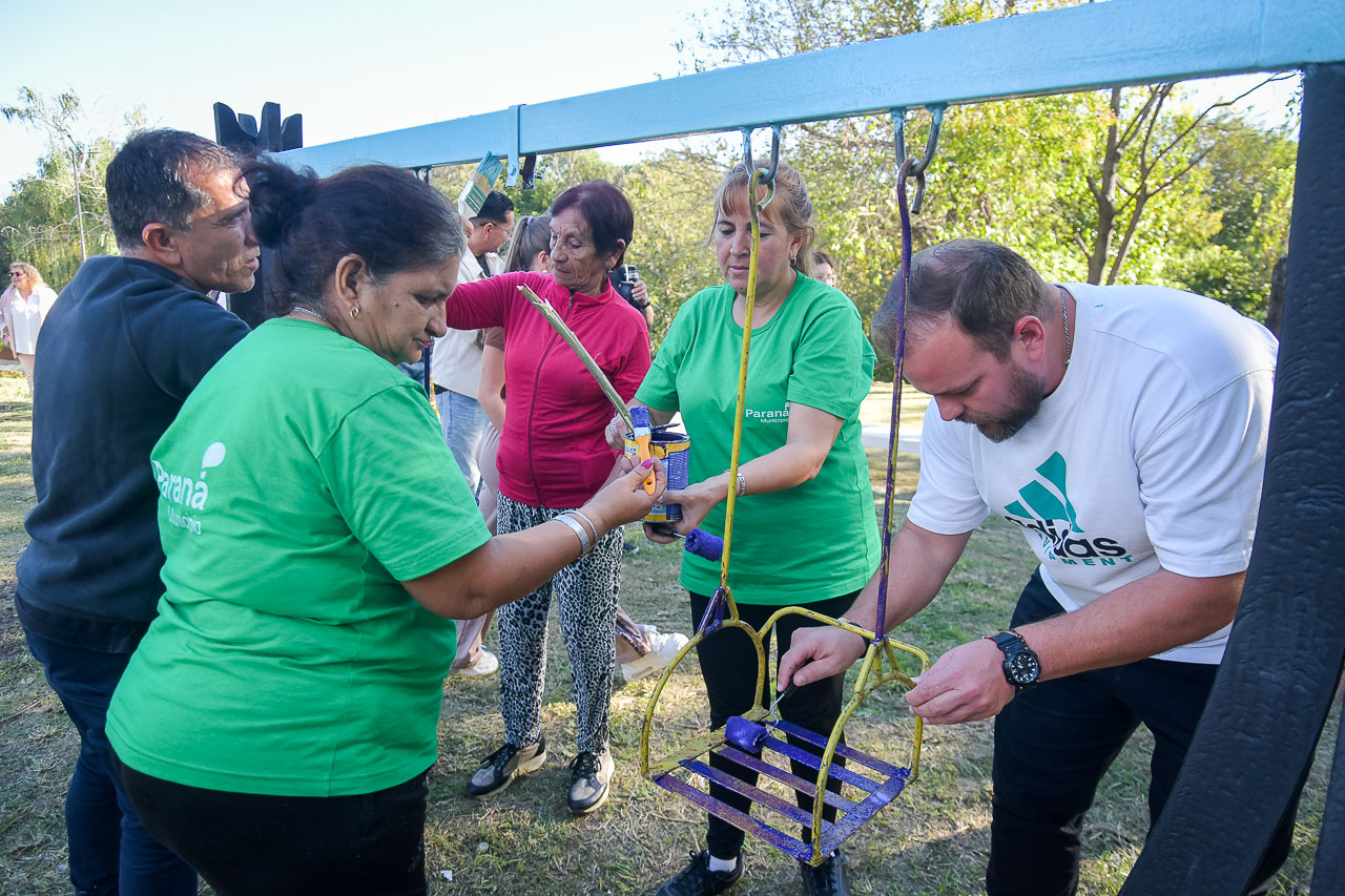 Inversión municipal y participación vecinal para recuperar la Plaza 6 de Julio