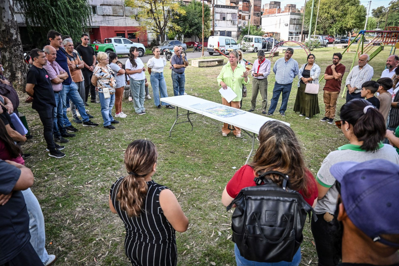 Se presentó un proyecto integral para recuperar y fortalecer un espacio verde comunitario en Lomas del Mirador