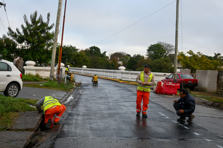 La recuperación de la trama vial suma una nueva intervención en calle Ameghino