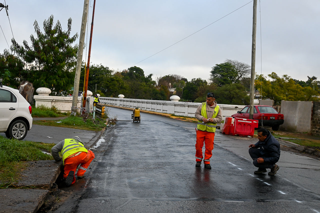 La recuperación de la trama vial suma una nueva intervención en calle Ameghino