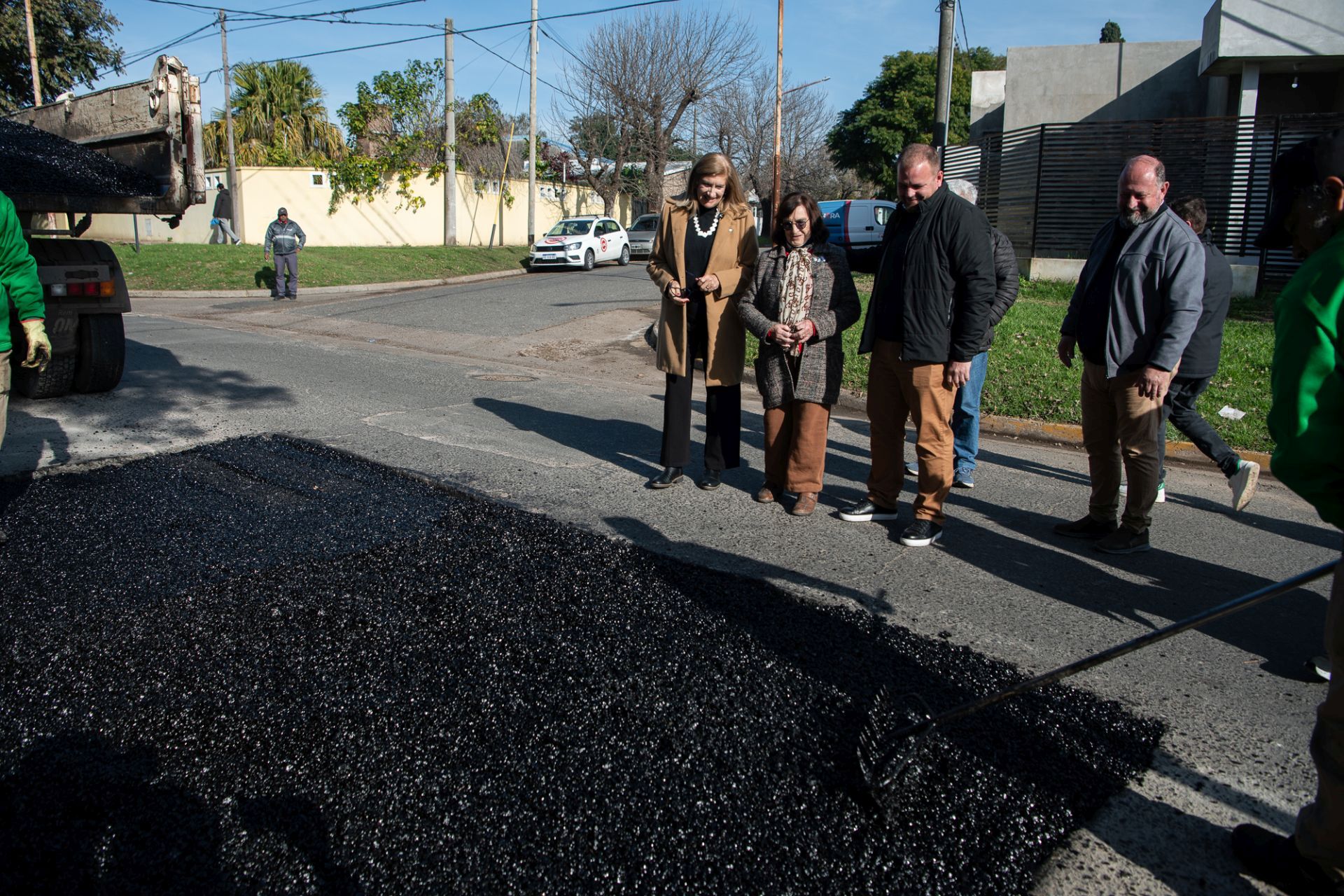 Plan Calle a calle: la Municipalidad intervino con mejoras viales en barrio Santa Lucía