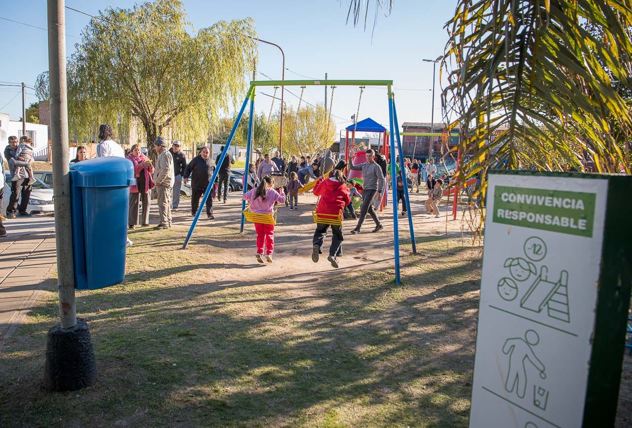 El Municipio renovó integralmente la Plaza de los Olivos