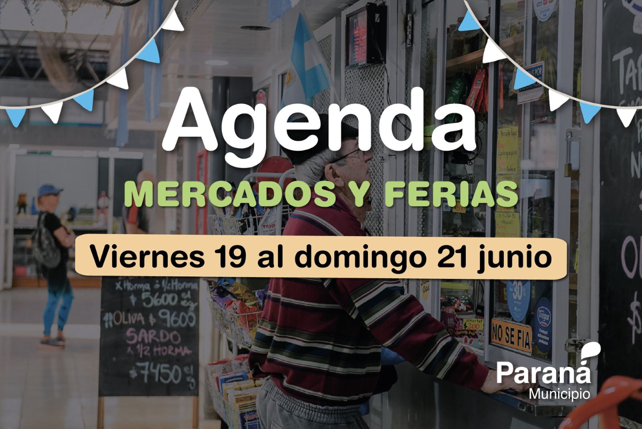 Paraná tendrá este fin de semana propuestas de ferias y mercados con motivo del Día de la Bandera