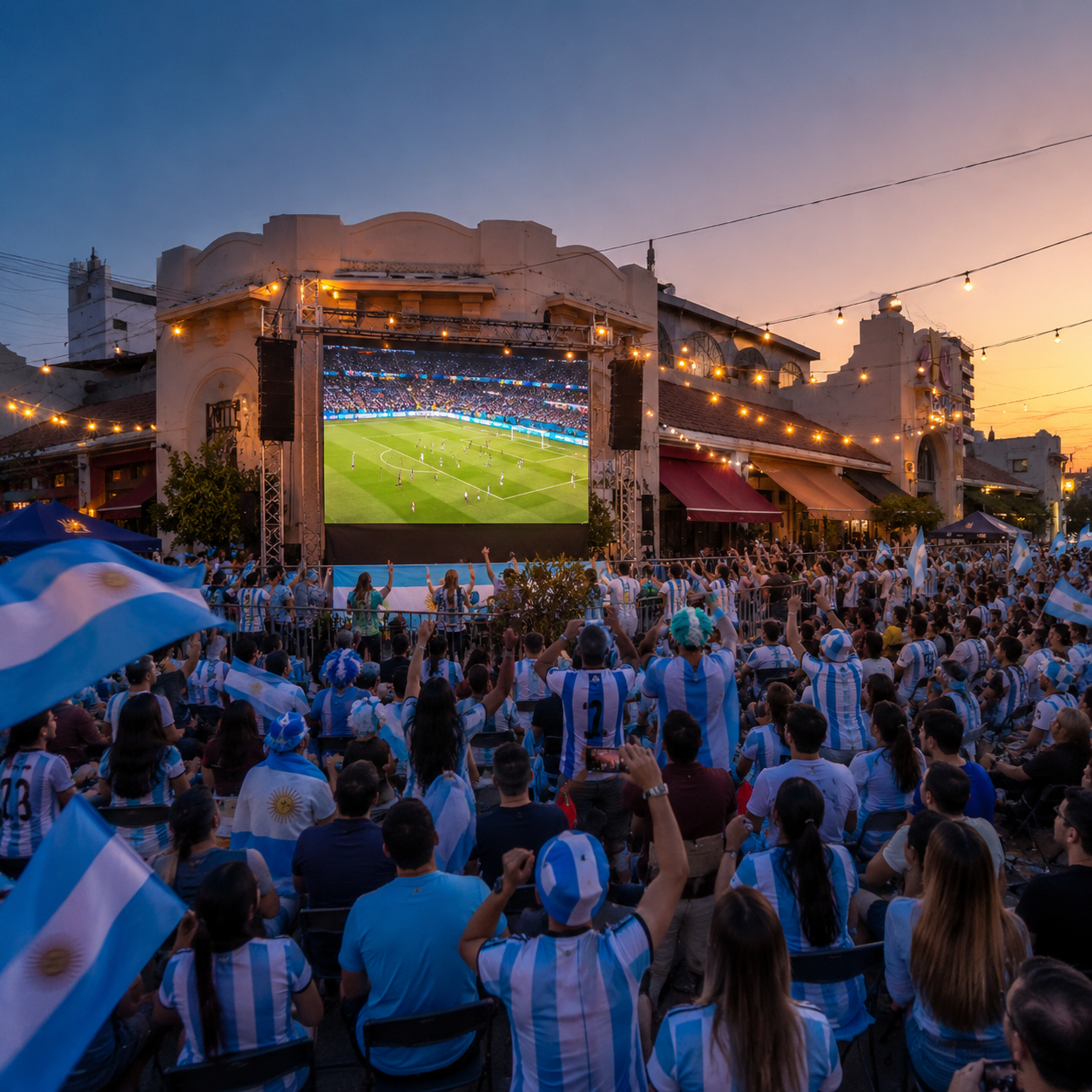 Paraná tendrá su Fan Zone para alentar a la Selección en el Mundial