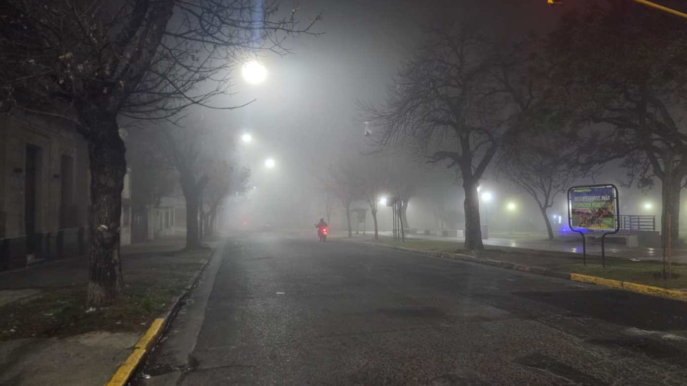 Advierten sobre la presencia de bancos de niebla en toda la provincia este miércoles