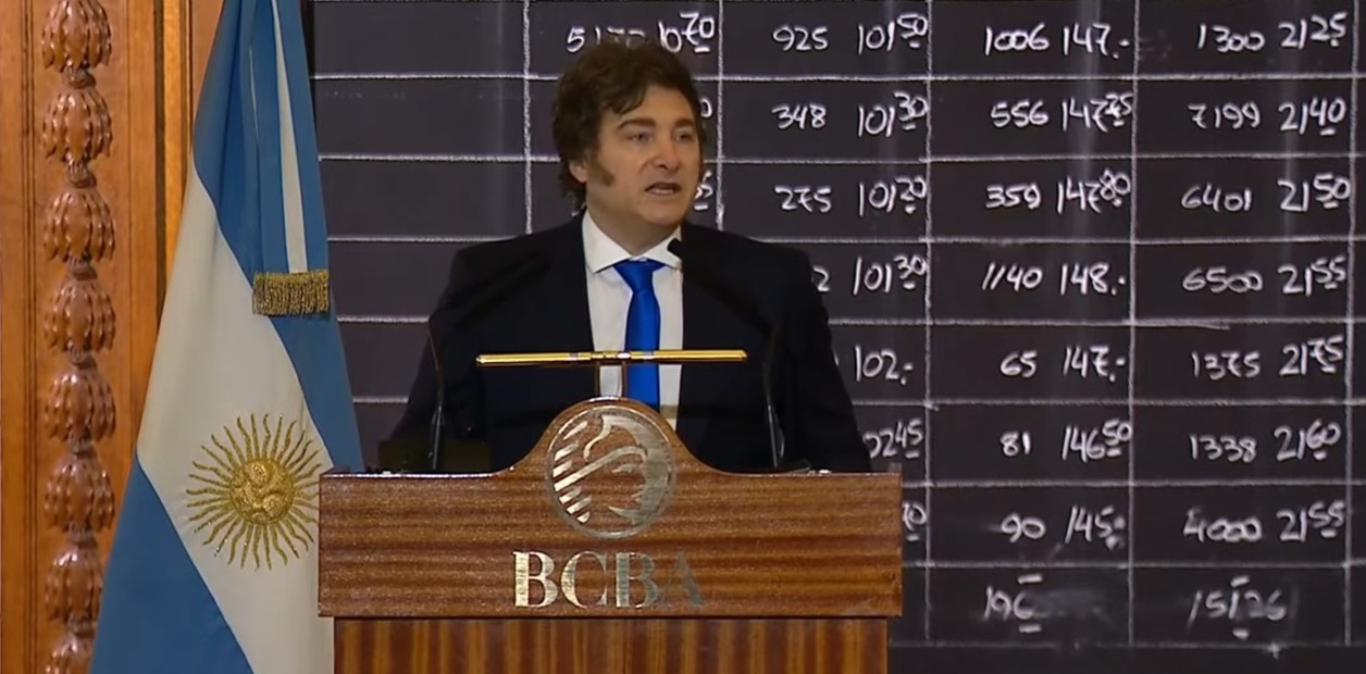 Milei en la Bolsa: “Voy a ser reelecto y se vienen 100 años de liberalismo»