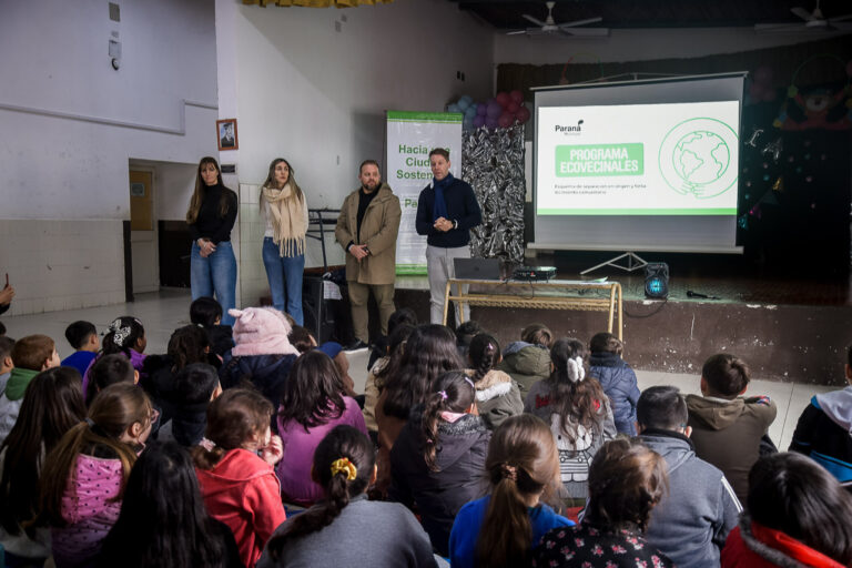 La Municipalidad de Paraná puso en marcha el Programa Ecovecinales
