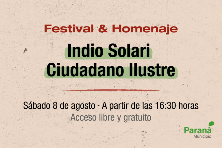 Paraná rendirá homenaje al Indio Solari con una jornada de música, memoria y encuentro