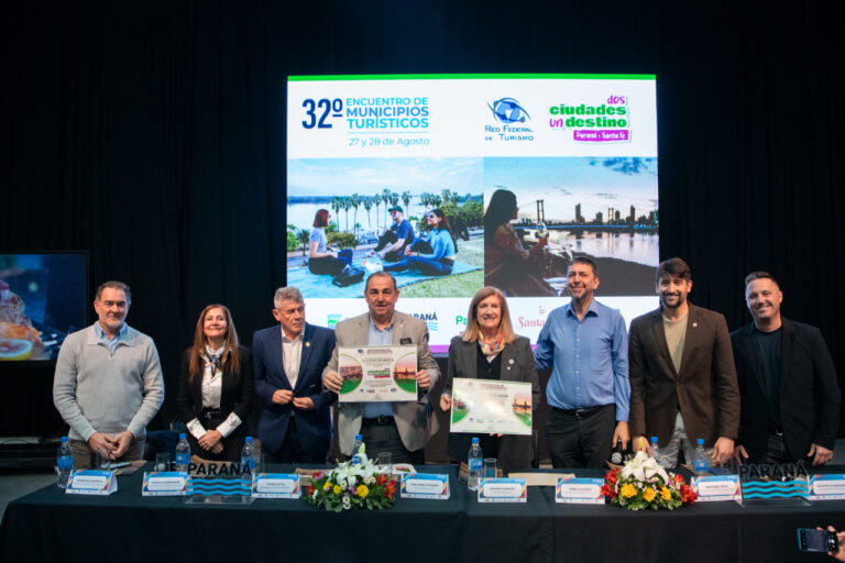 Paraná y Santa Fe son sede del 32° Encuentro de Municipios Turísticos