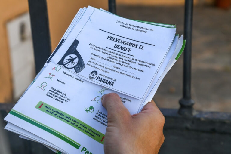 El Municipio realiza una campaña de descacharrización en distintas zonas de la ciudad