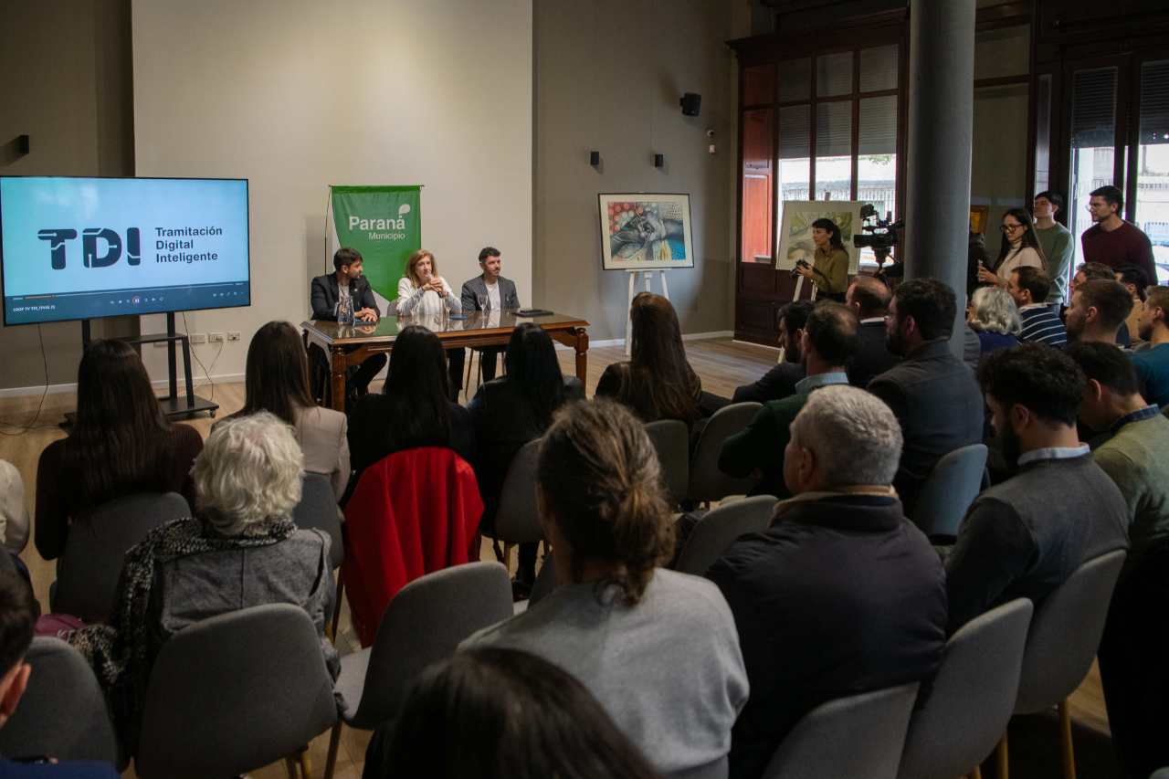 Se presentó la Tramitación Digital Inteligente (TDI) en el ámbito de la Municipalidad de Paraná