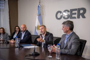 Frigerio destacó la recuperación de OSER con más prestaciones, mayor cobertura y cuentas ordenadas