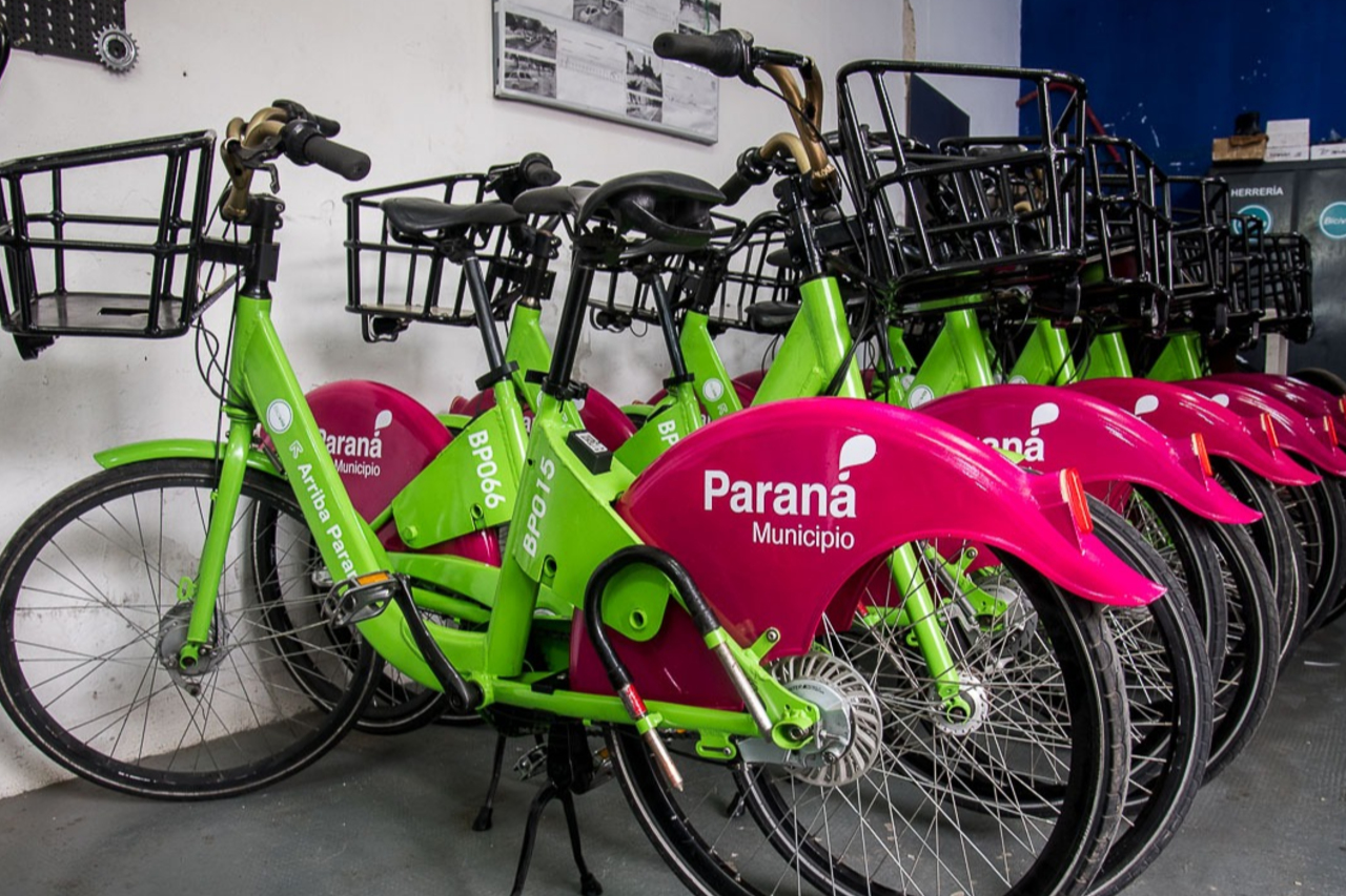 Renuevan en Paraná el sistema de bicicletas públicas