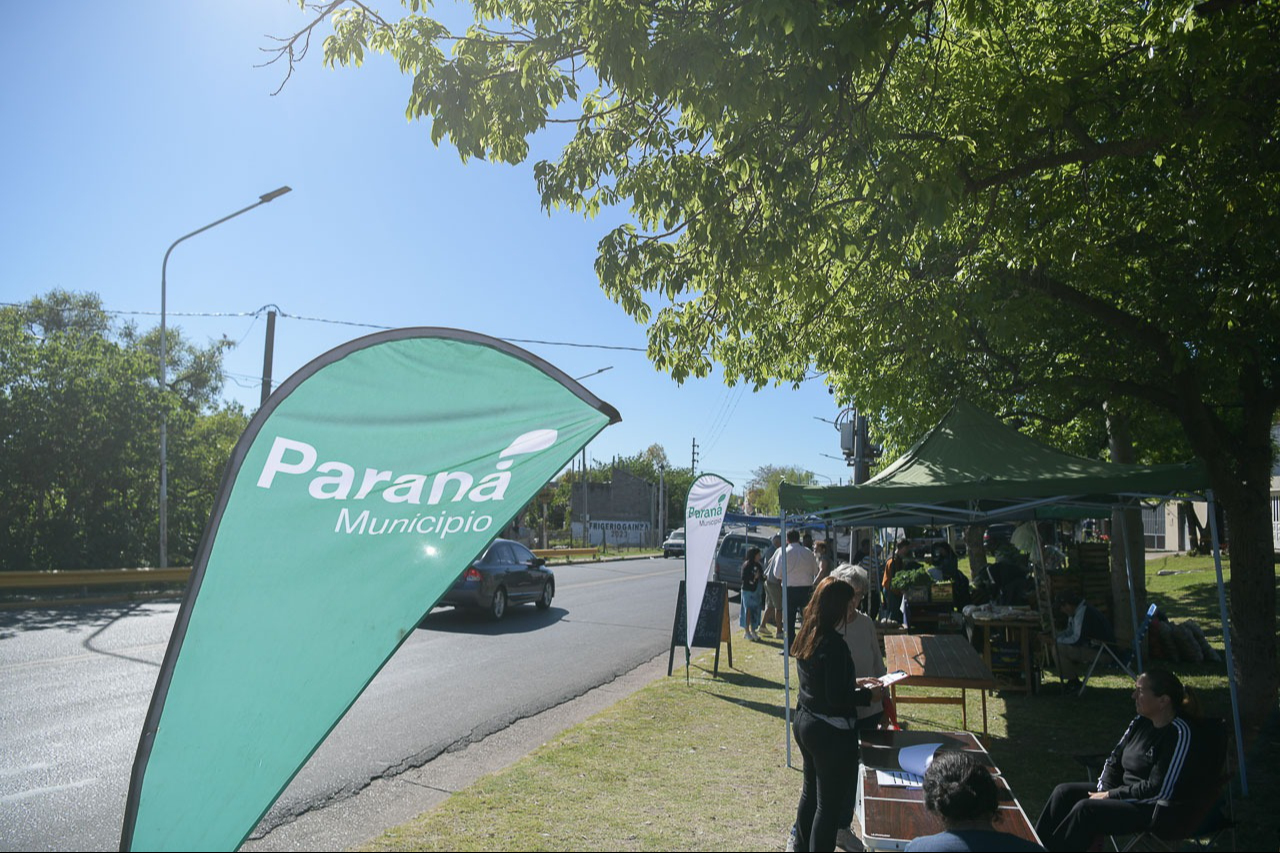 La Feria en tu Barrio recorrerá esta semana tres puntos de Paraná