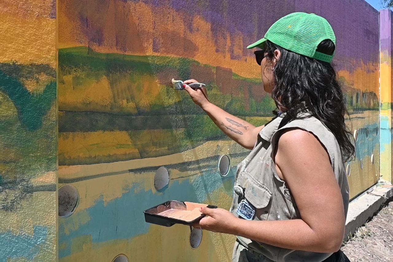 Arte, naturaleza y territorio: un mural que se suma a la transformación del Paseo Puerta del Sol