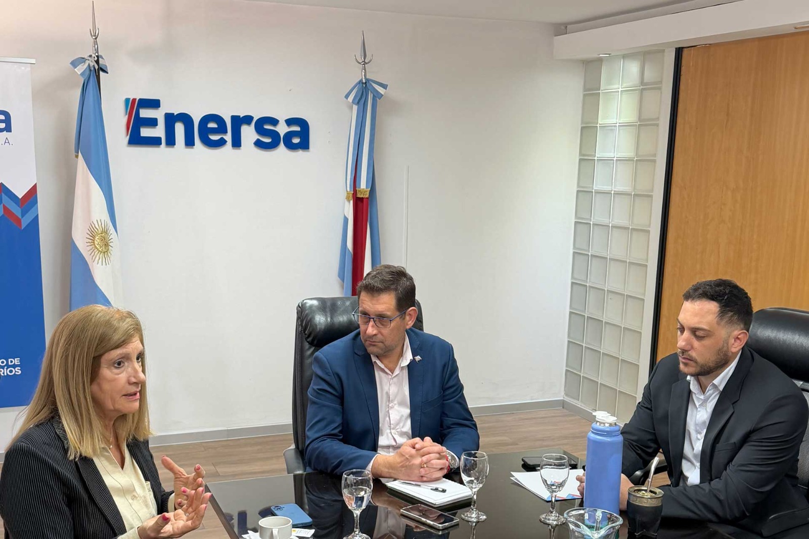 Enersa, provincia y municipio coordinan obras estratégicas para Paraná