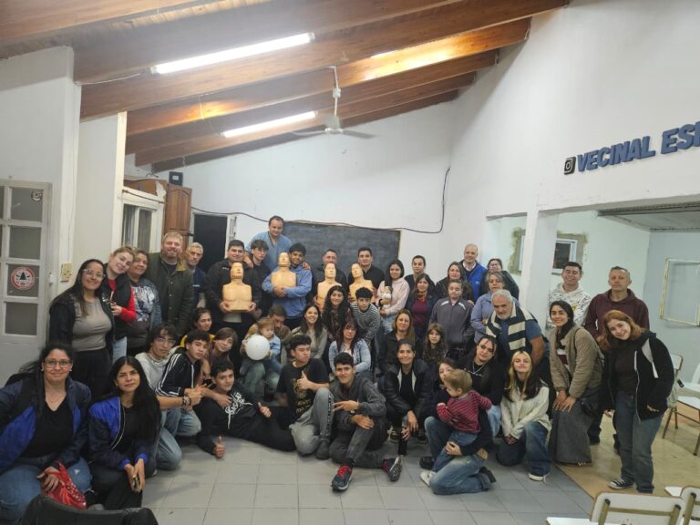 Construcción Ciudadana impulsó una capacitación en RCP en la zona sur de Paraná
