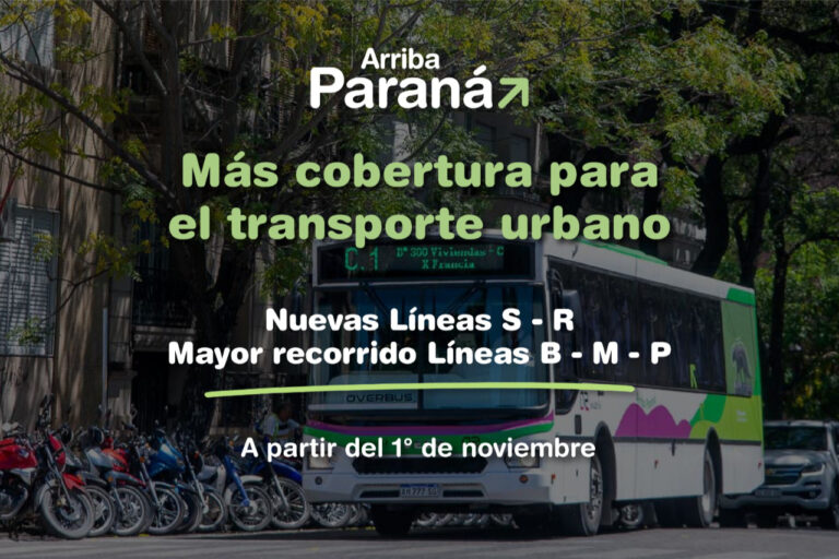 Transporte urbano: se dieron a conocer los detalles de nuevas líneas y recorridos