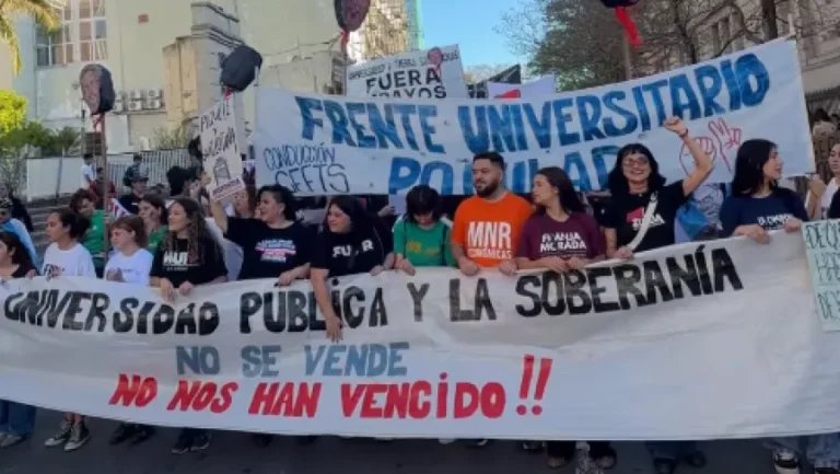 Paraná fue escenario de la Quinta Marcha Federal Universitaria