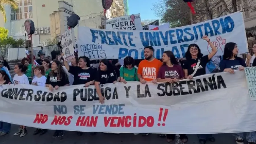 Paraná fue escenario de la Quinta Marcha Federal Universitaria